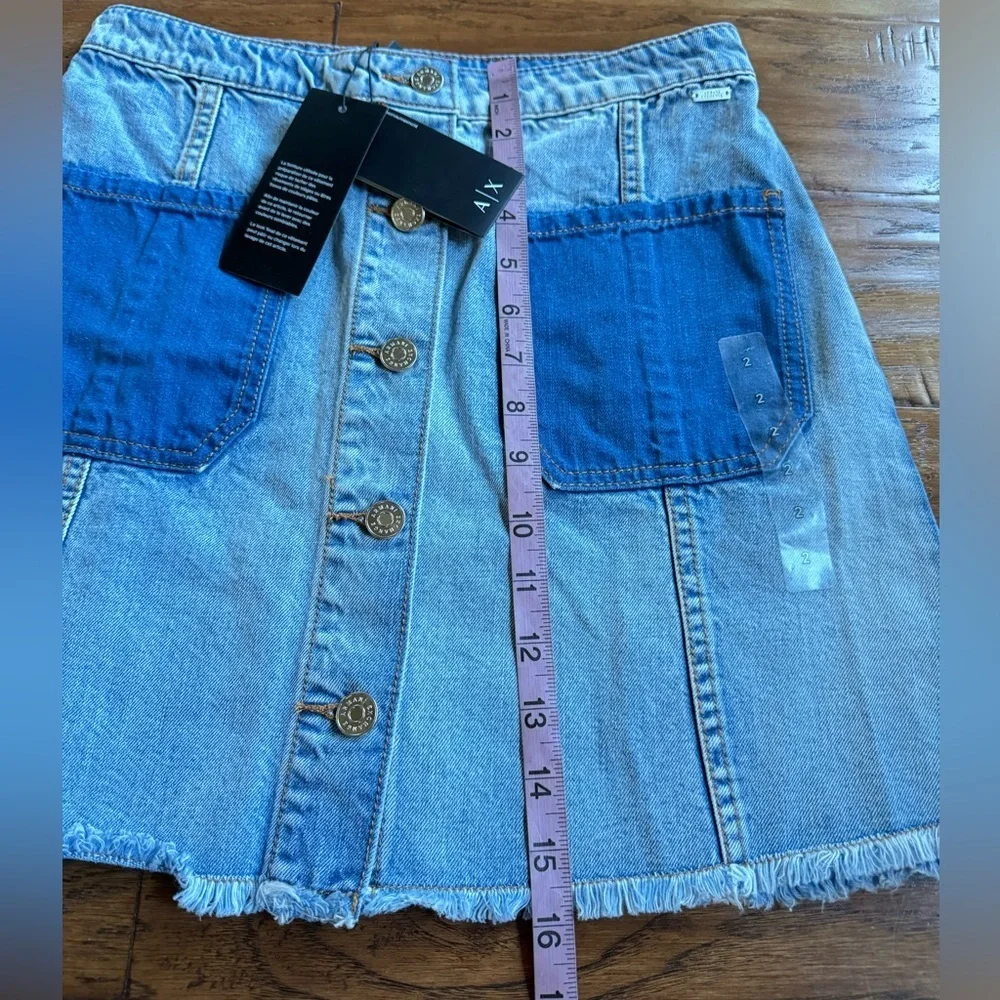 Armani Exchange Denim Mini‎ Skirt